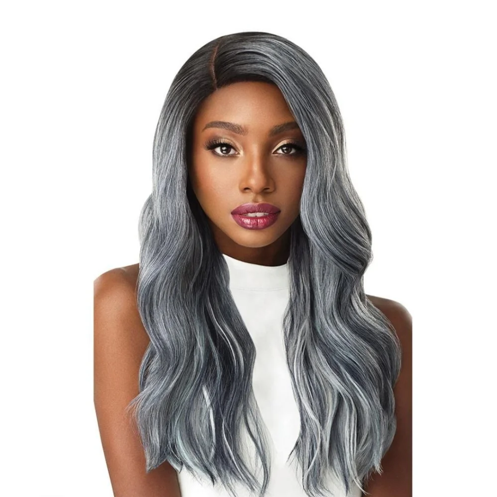 Classy!Outre▪️Lace Front Wig, Style: Kelis, Color: 99J, 5" L-Part, NWT - Picture 3 of 7